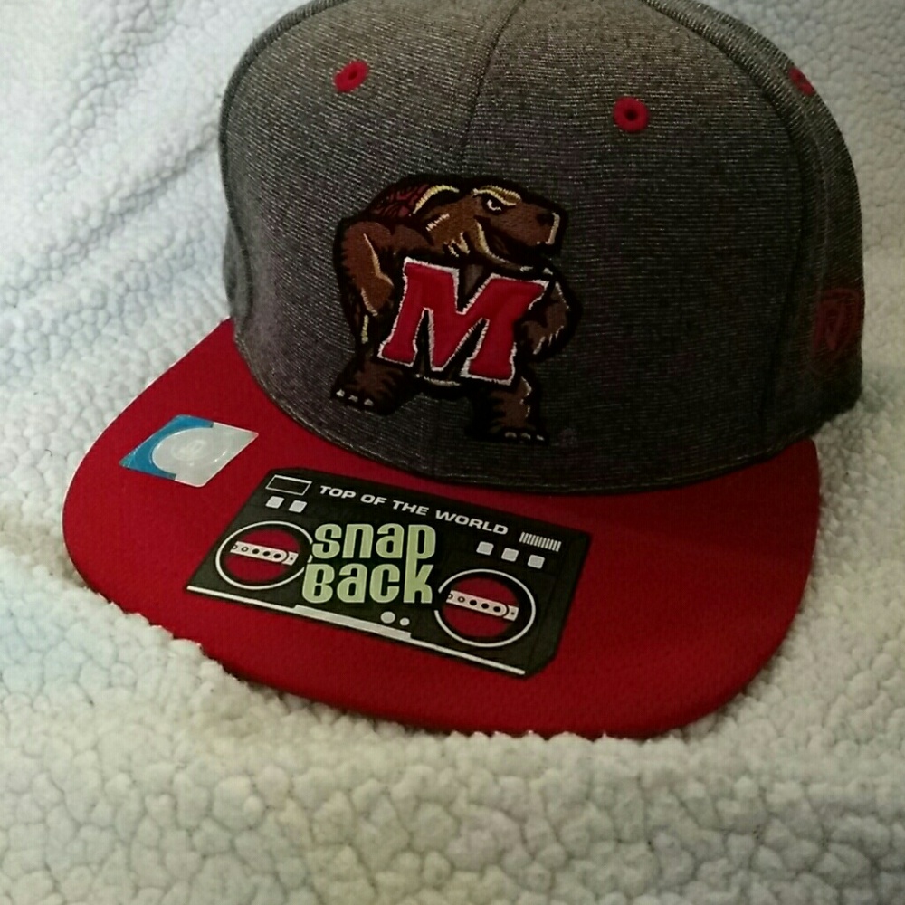 Gray and Red Maryland Terps Snap Back